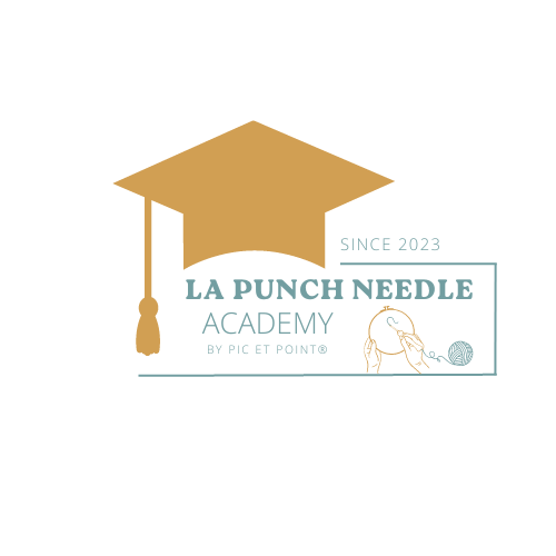 La punch needle academy logo copie